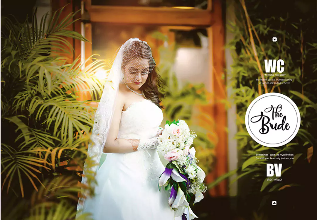 Bride Groom portrait photo